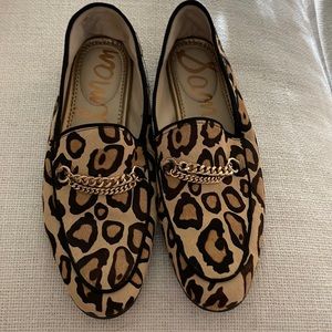 Sam Edelman cheetah loafers